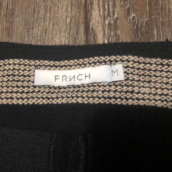 Frnch Shorts Women's Medium High Rise Striped Pull On Festival Wear - Picture 2 of 5